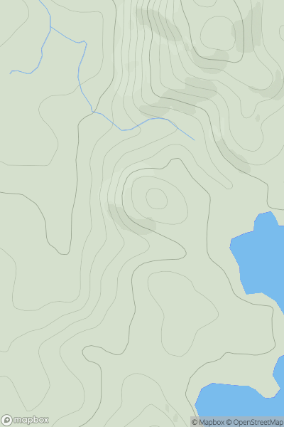 Thumbnail image for Creag an Fhithich [Loch Torridon to Loch Maree] [NG792709] showing contour plot for surrounding peak